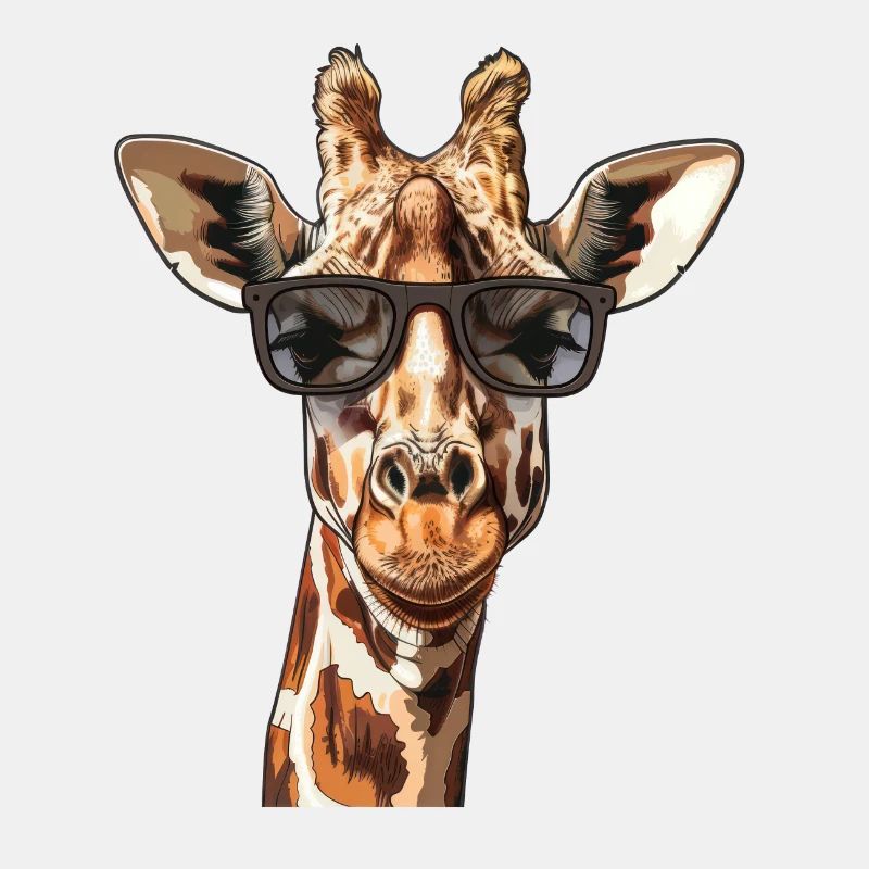 Girafe Drôle D’été