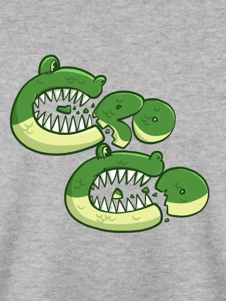 Hungriges Krokodil