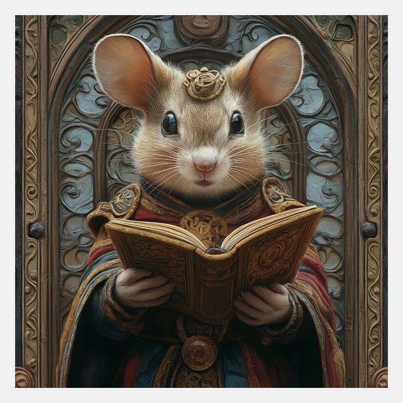 Lustige Mittelalter Maus