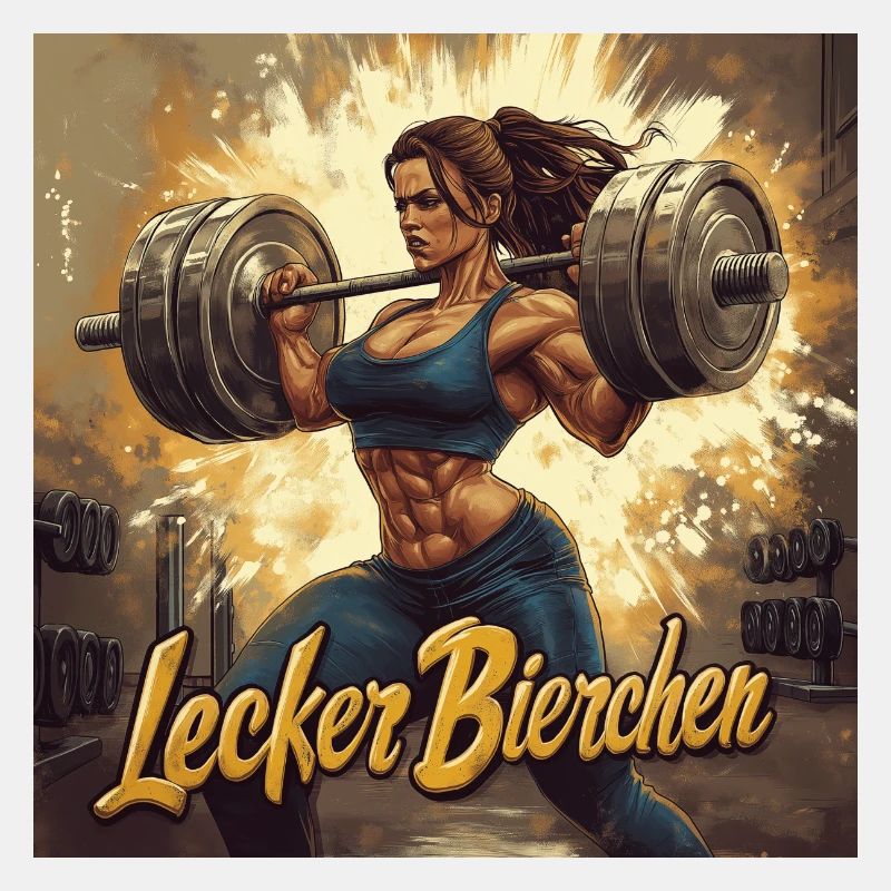 Lecker Bierchen: Ab in's Training mit dir!