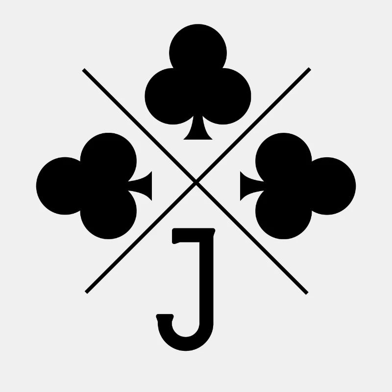 Glücksklee j Buchstabe