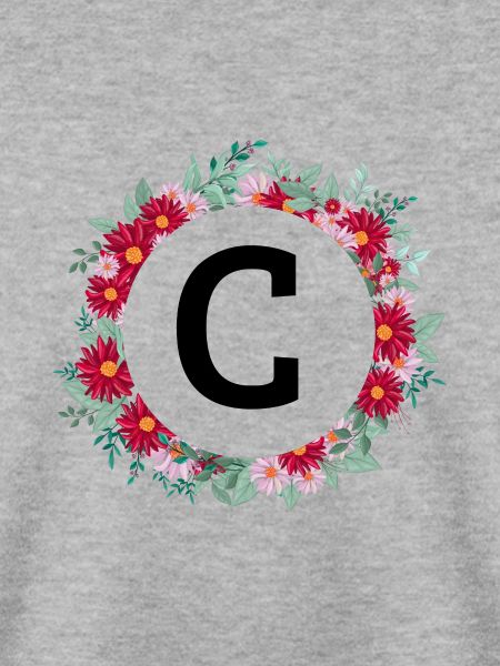 Buchstabe c Blumenkrone