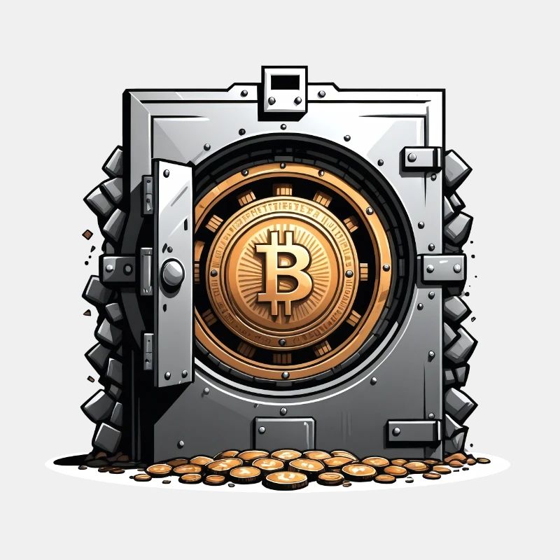 Bitcoin Krypto Crypto to the Moon Geschenk