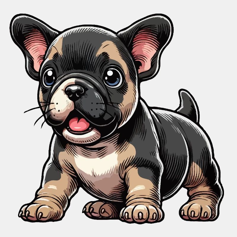 Chiot bouledogue français