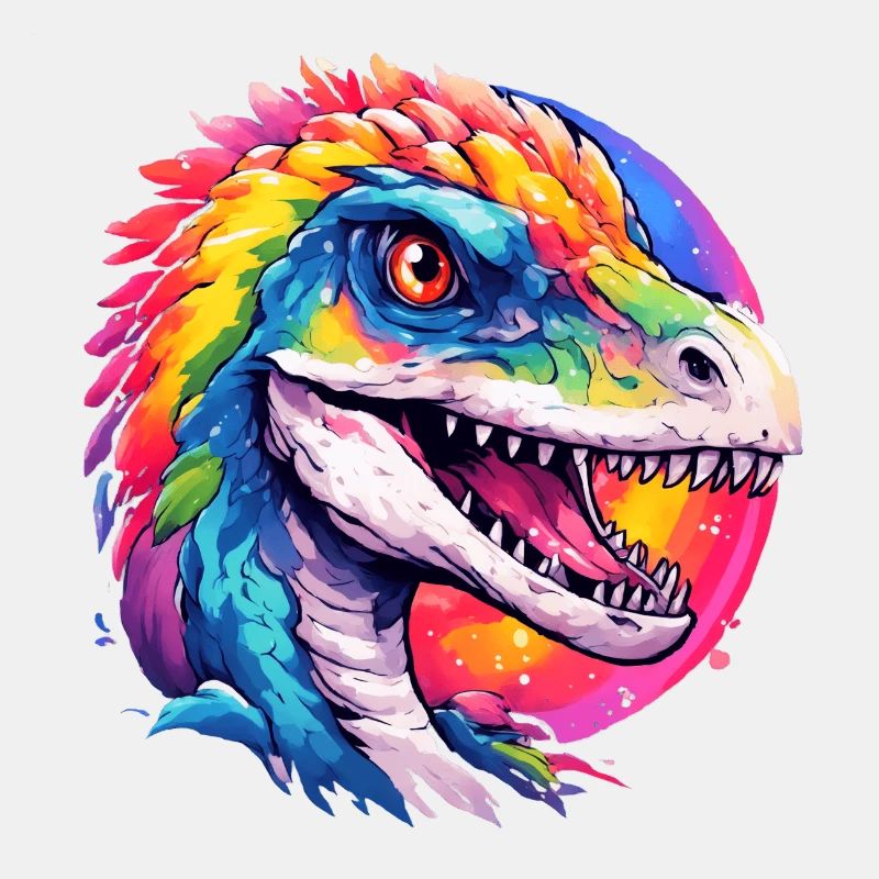 regenbogen dino