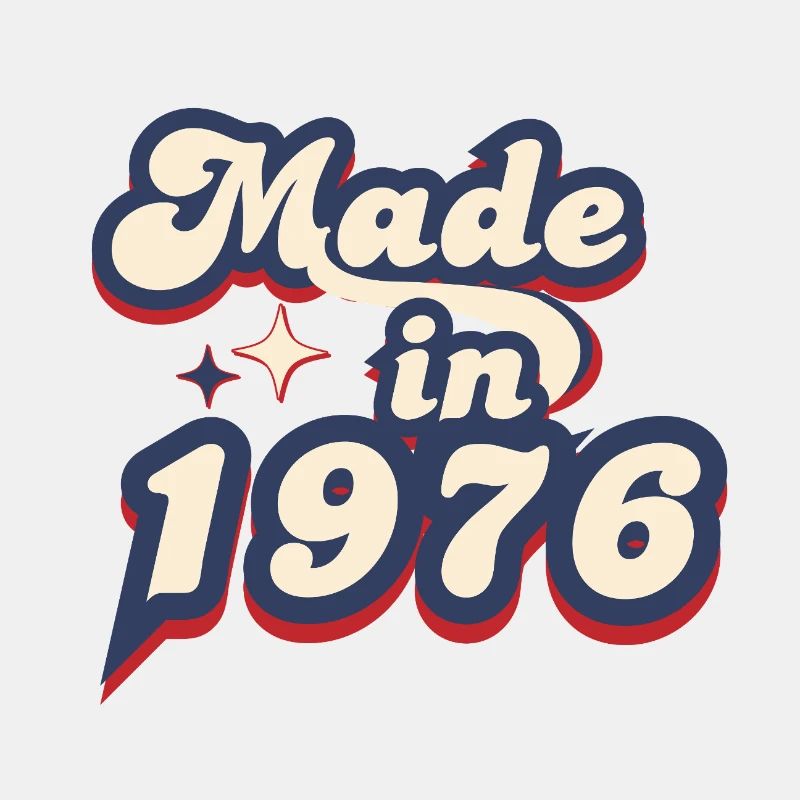 Made in 1976 retro