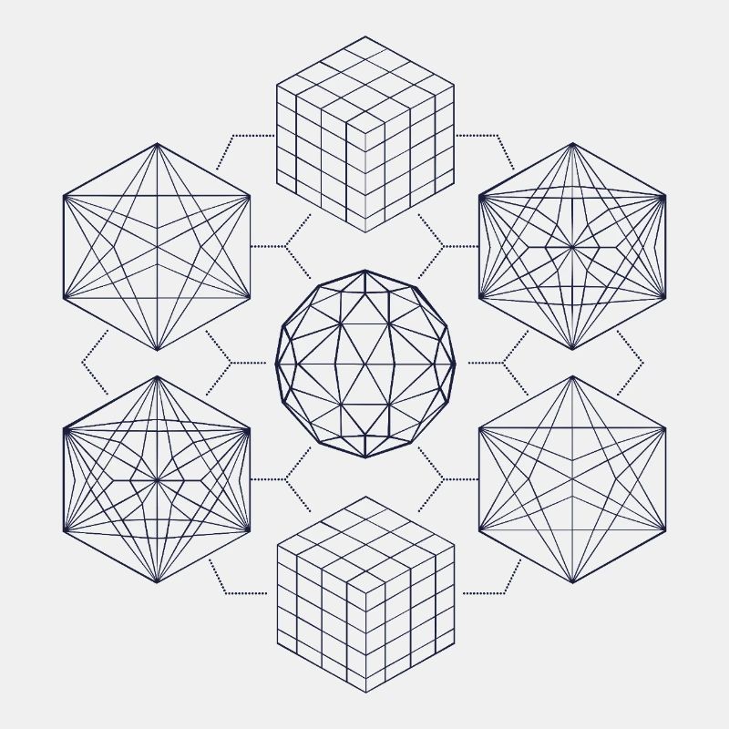 Symmetrie der heiligen Geometrie