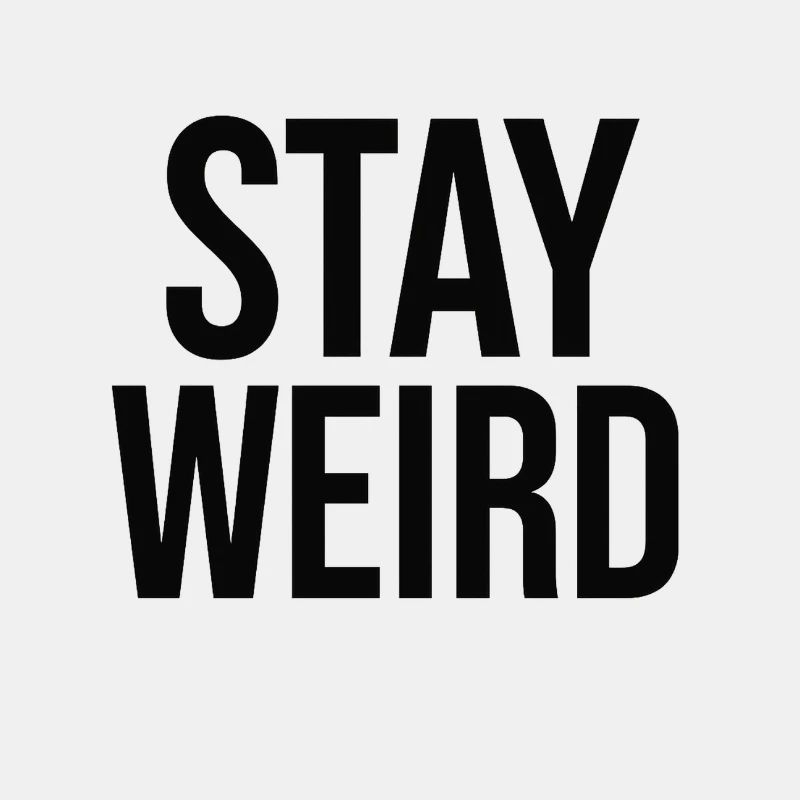Une conception graphique 2D présente l’expression STAY W