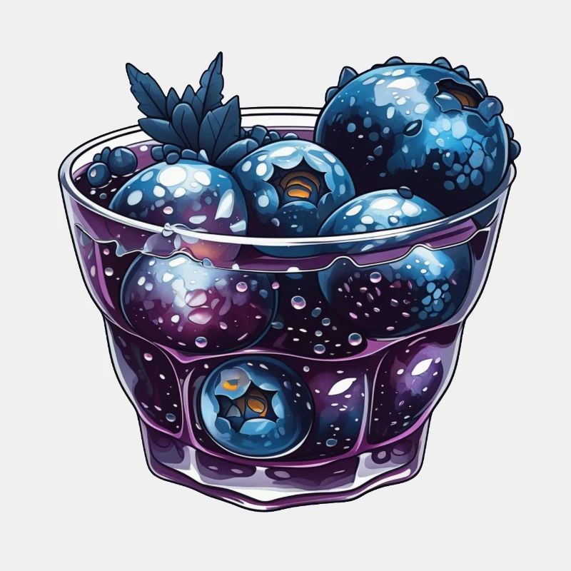 Blaubeercocktail