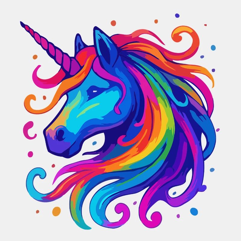 Regenbogen Einhorn