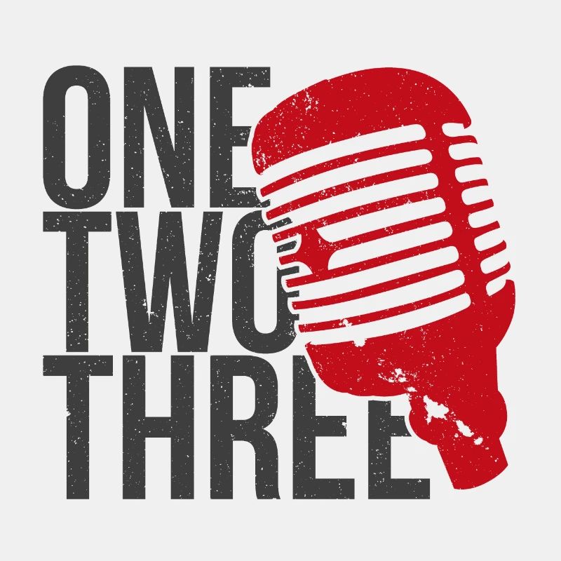 One Two Three Microphone (farbig)
