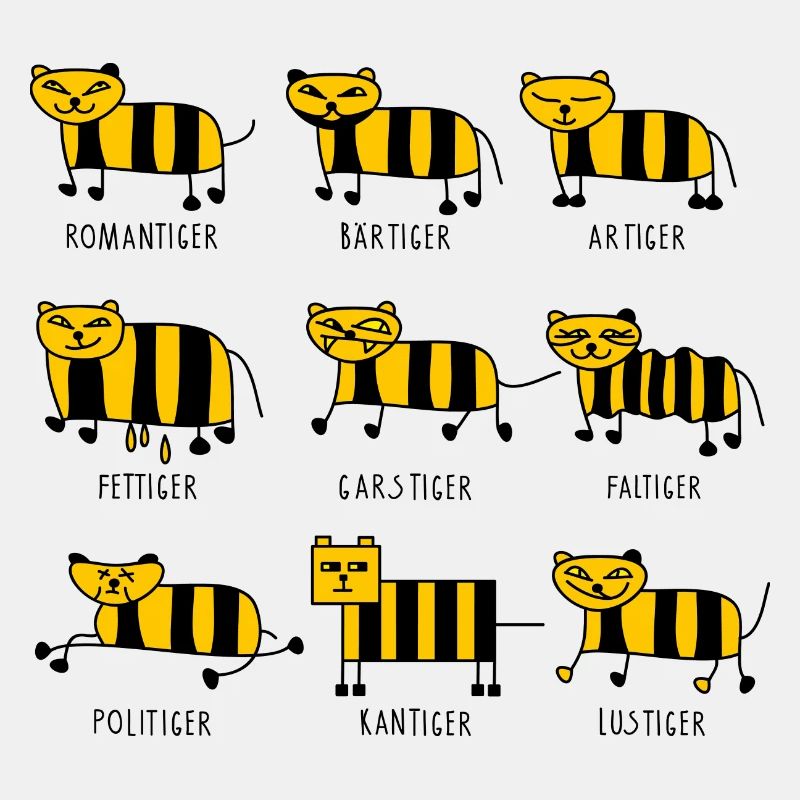 Lustige Tiger