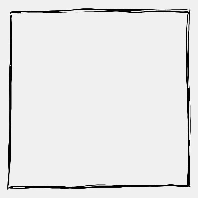 Libre Cadre carré dessiné (1c)