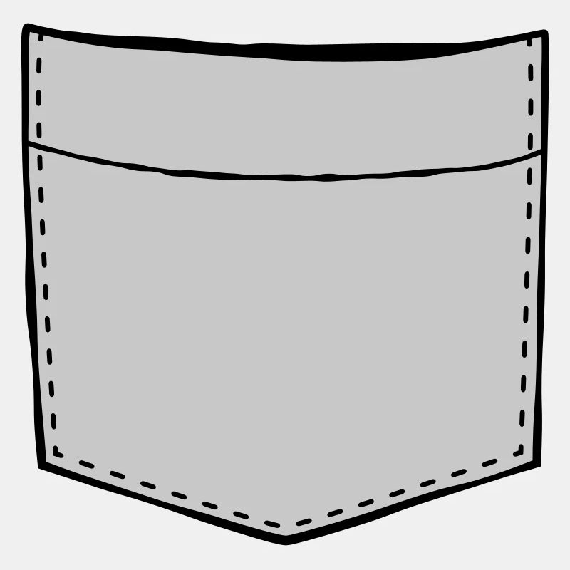 Brusttasche leer Design