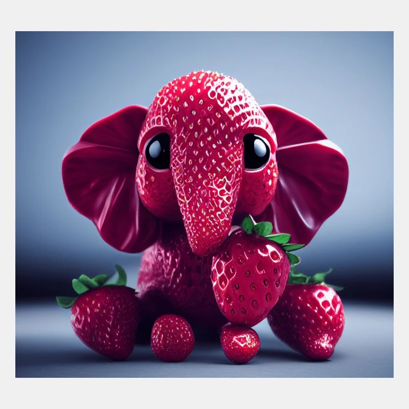 Erbeer Elefant
