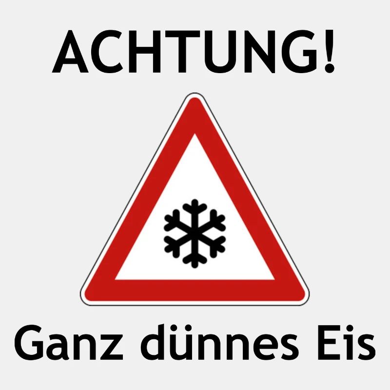 Ganz dünnes Eis