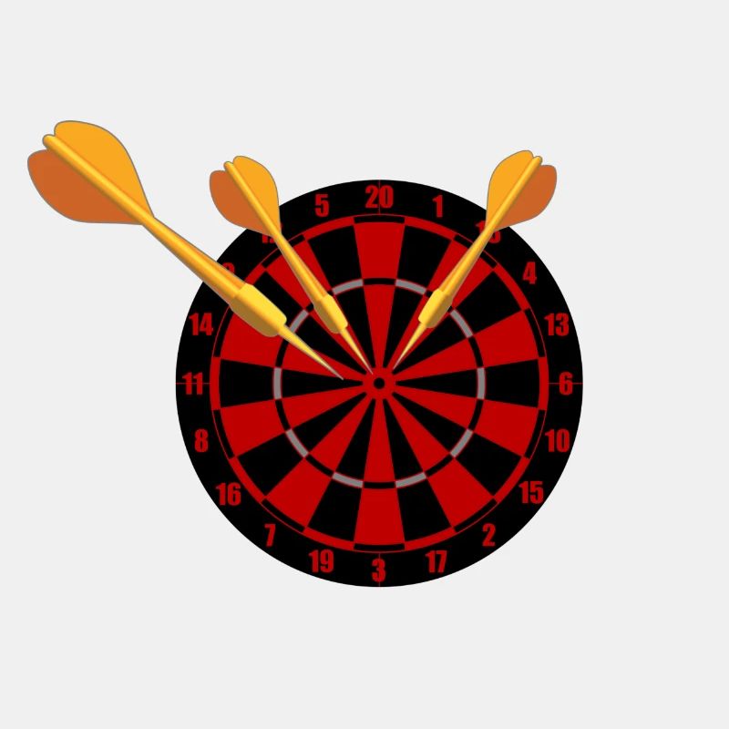 Fléchettes Flèches et jeu de fléchettes