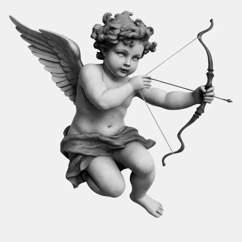 Baby-Statue von Amor