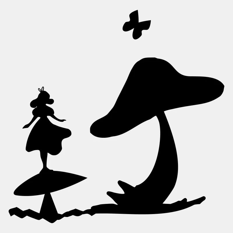 Alice im Wunderland Pilz