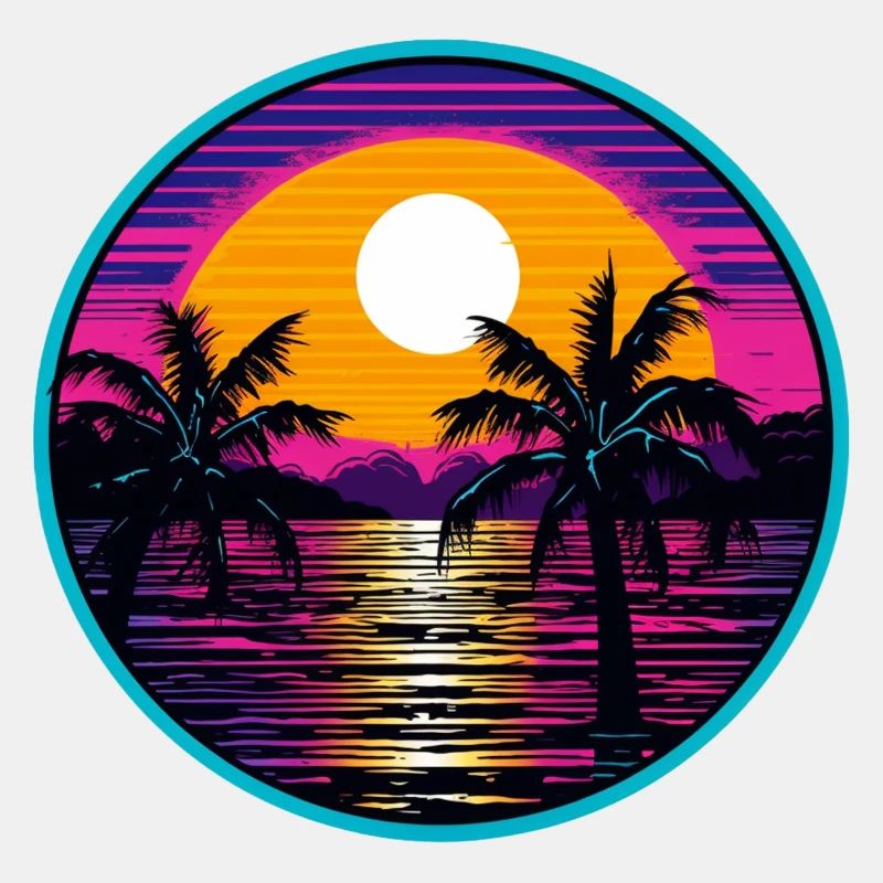 Synthwave Ocean
