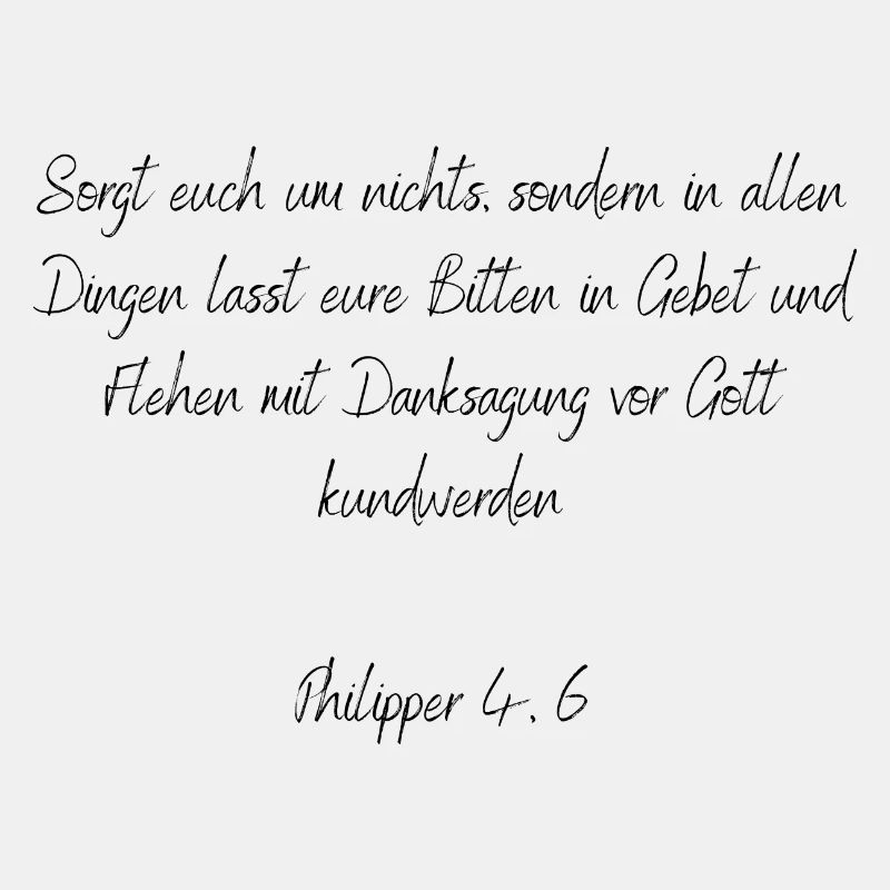 Bibelvers - Philipper 4:6