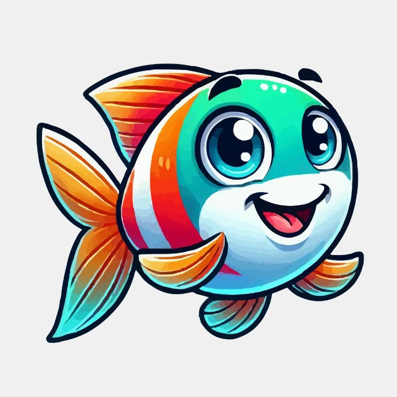 Bande dessinée de poisson