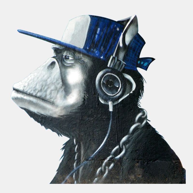 Affe Graffiti von Custom