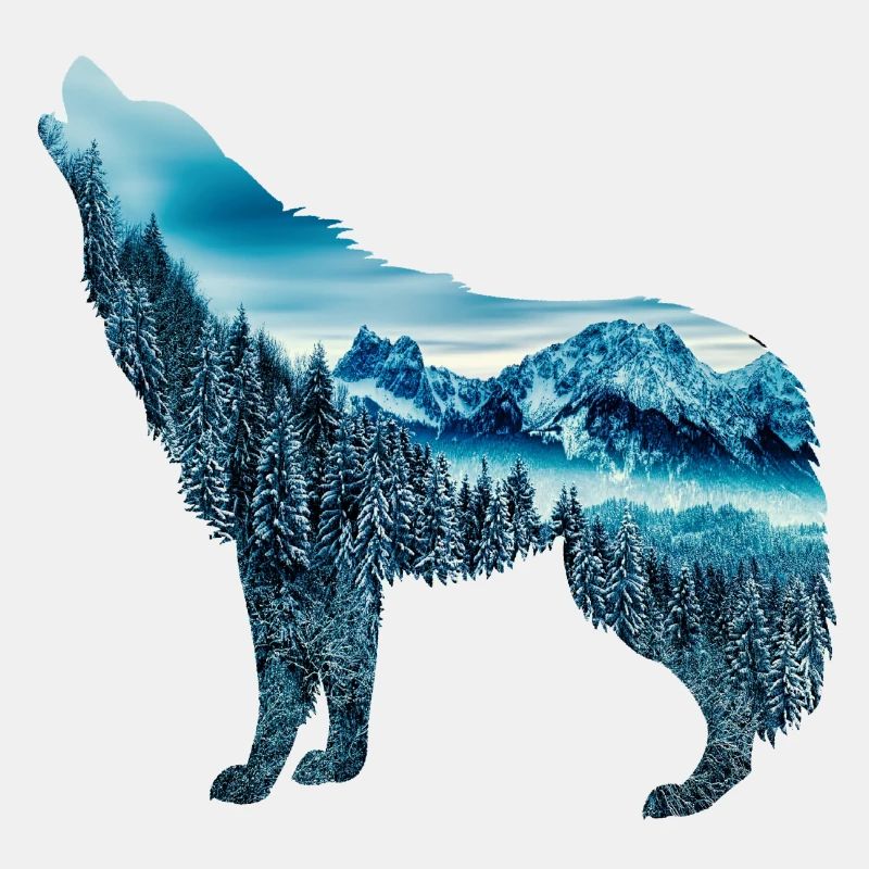 Der Wolf und der Berg