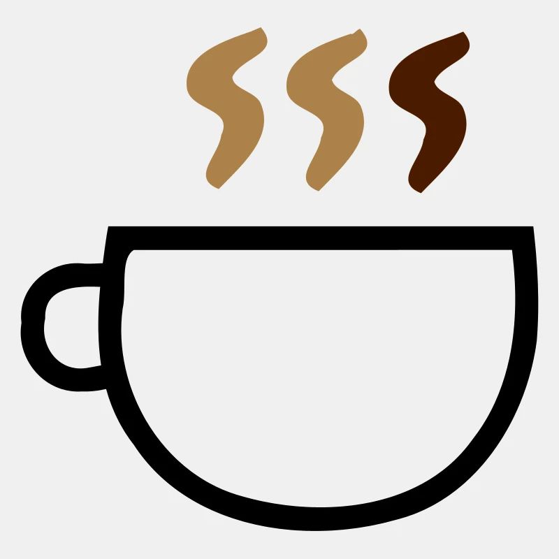 Kaffeetasse rauchen