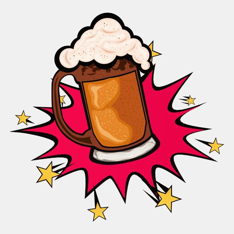 biere explosion bulle etoile mousse alcool binouze