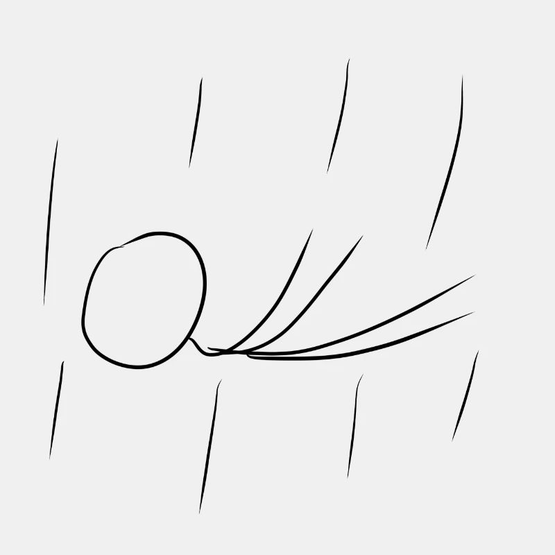 falling rain