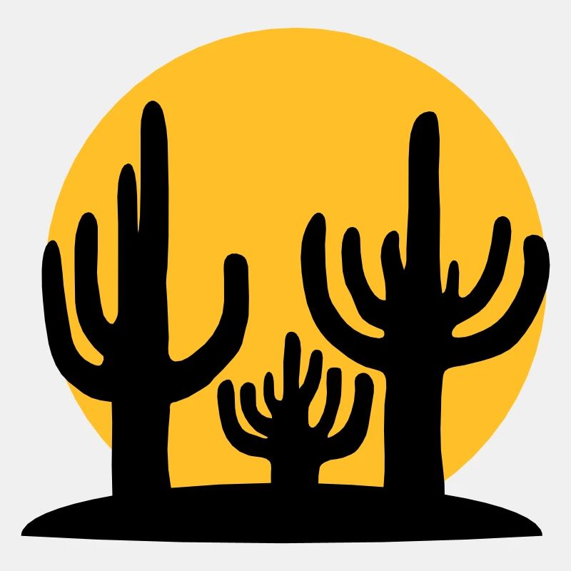 Silhouette Sun 3 Cactus