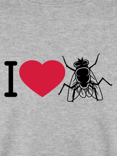 I Love Stubenfliege Herz