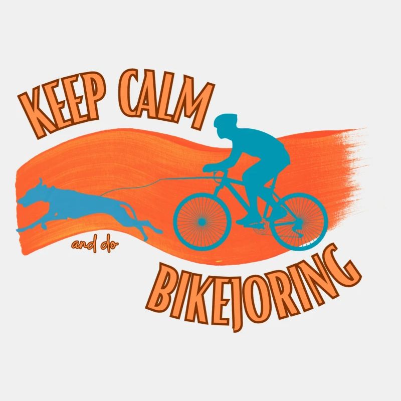 Ruhe bewahren Bikejöring