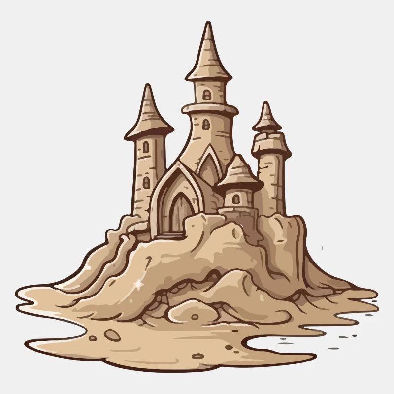 Le château de sable