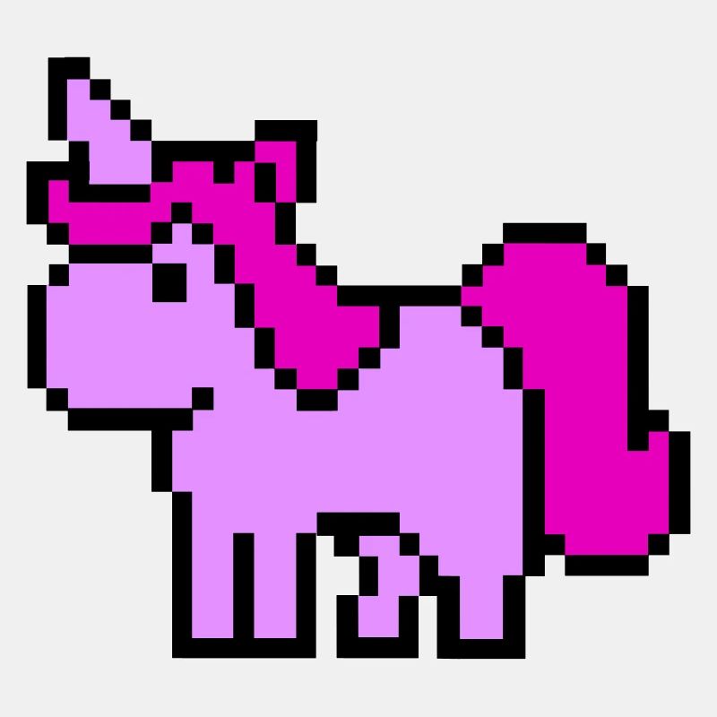 pixel einhorn 002