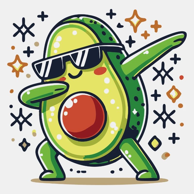 Dabbing avocado