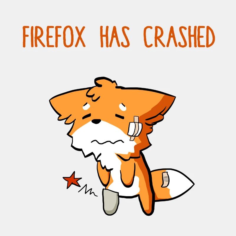 Firefox has crashed funny