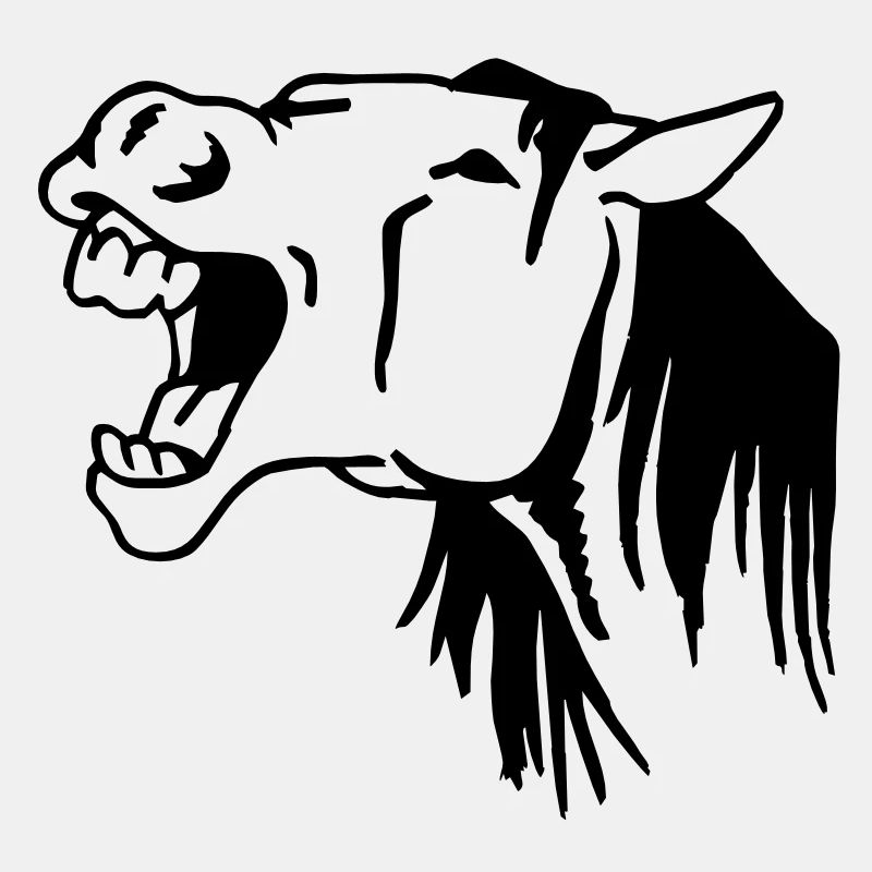 Le bâillement cheval