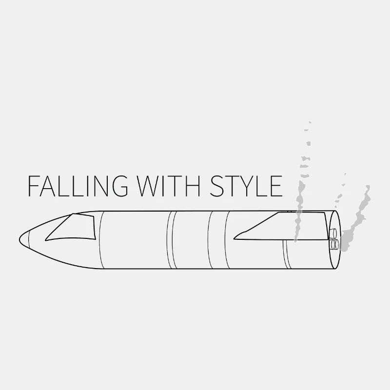 Starship Falling mit Stil