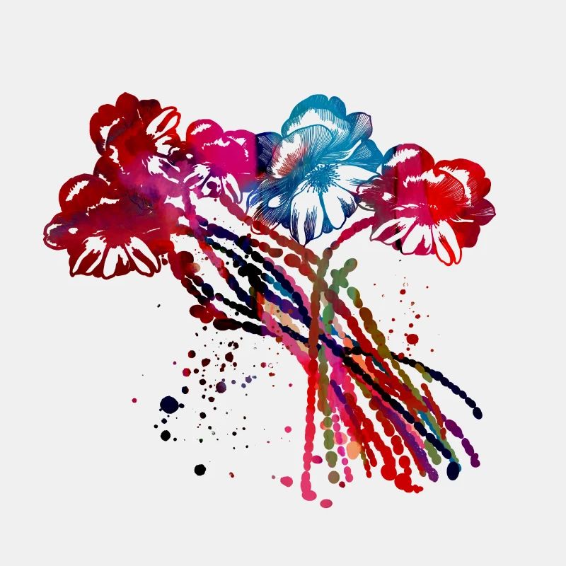 blumen,abstrakt,floral, graffiti,malerei, blume