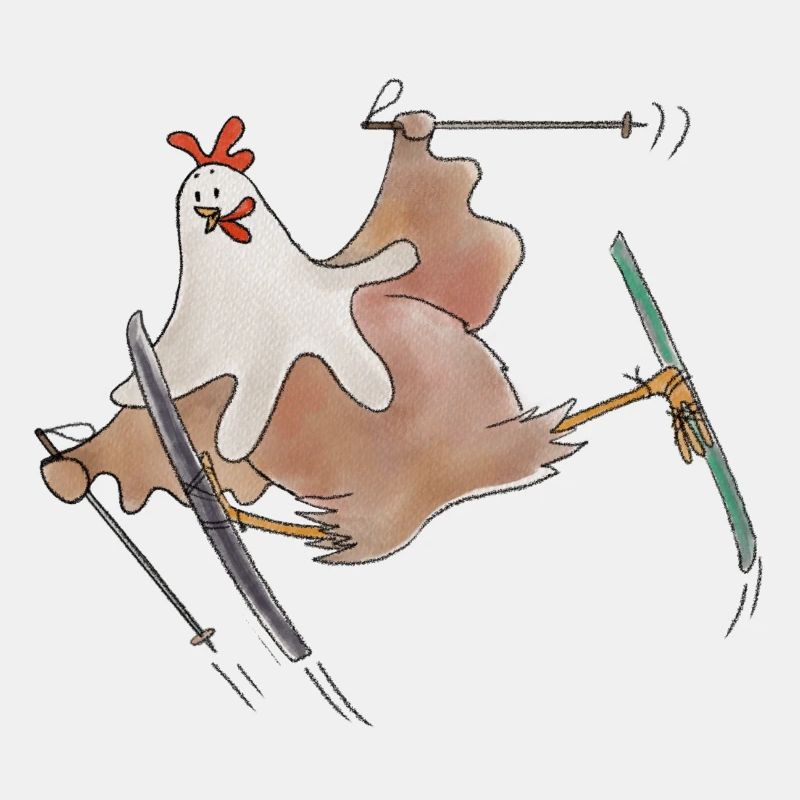 Hennriette fährt Ski