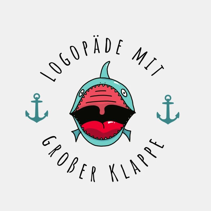 Logopäde mit großer Klappe