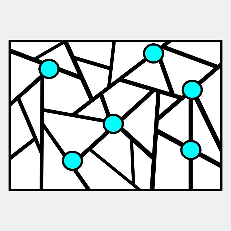 Dessin graphique avec des points