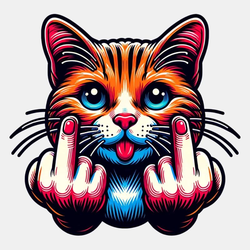 Drôle de chat maléfique