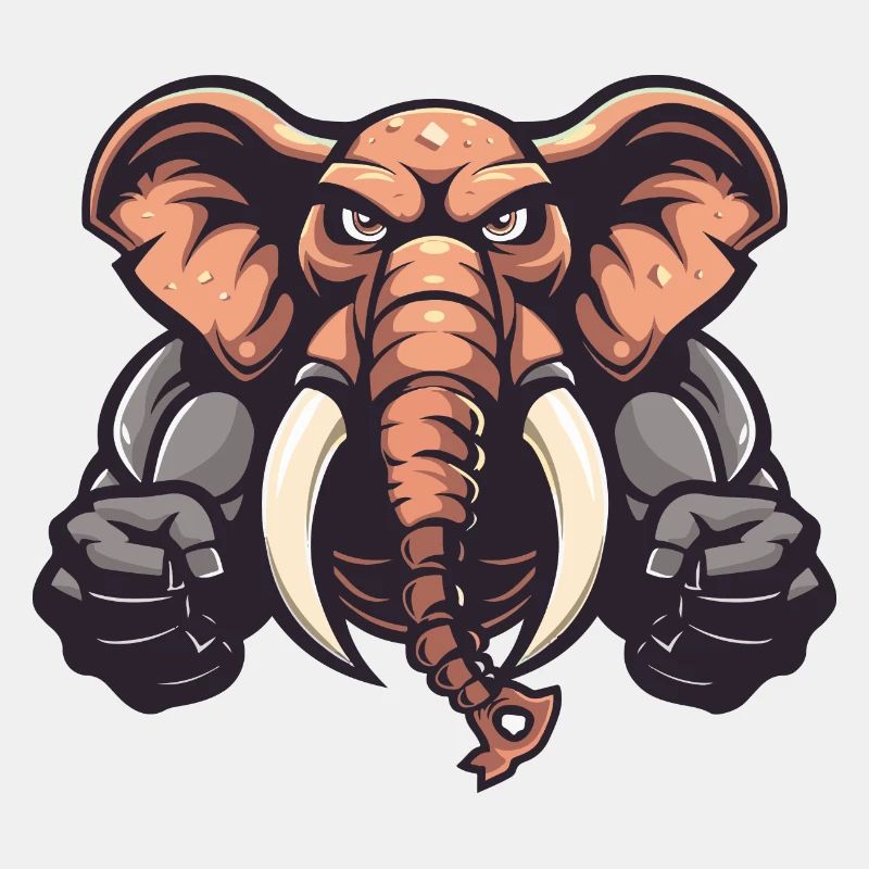 Bande dessinée d’animaux éléphants