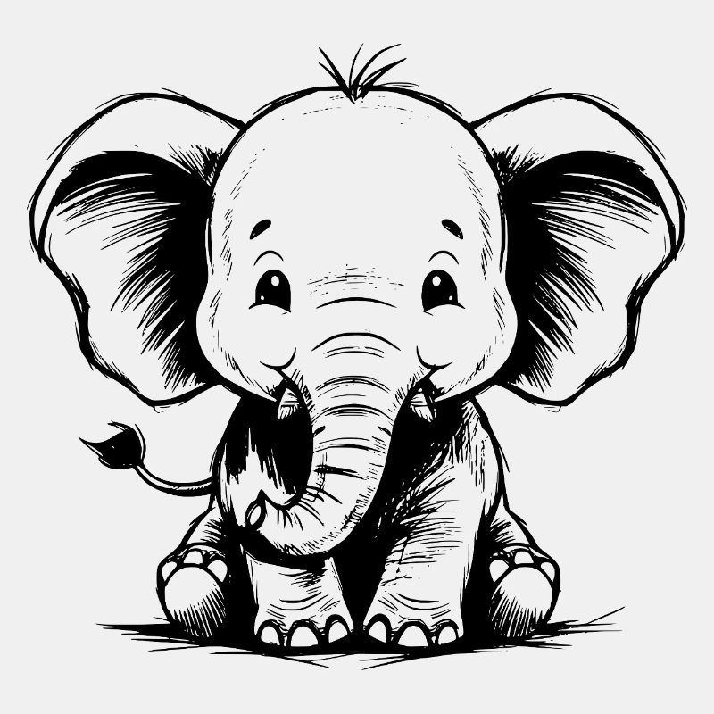 Niedlicher Elefant