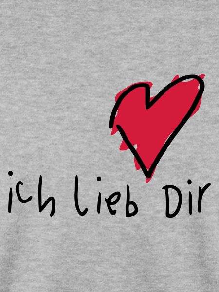Liebeserklärung 'Ich lieb Dir'