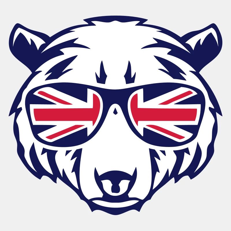 ours tete lunette drapeau anglais 2