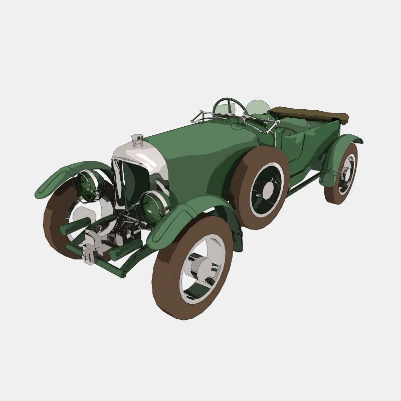 Schöner Oldtimer, Auto, KFZ